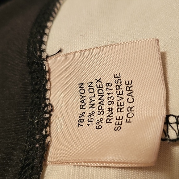 Philosophy Black Floral Legging Womans Medium - Picture 4 of 4